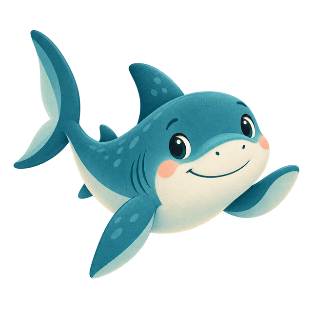 Finn, the friendly shark from Fin AAC